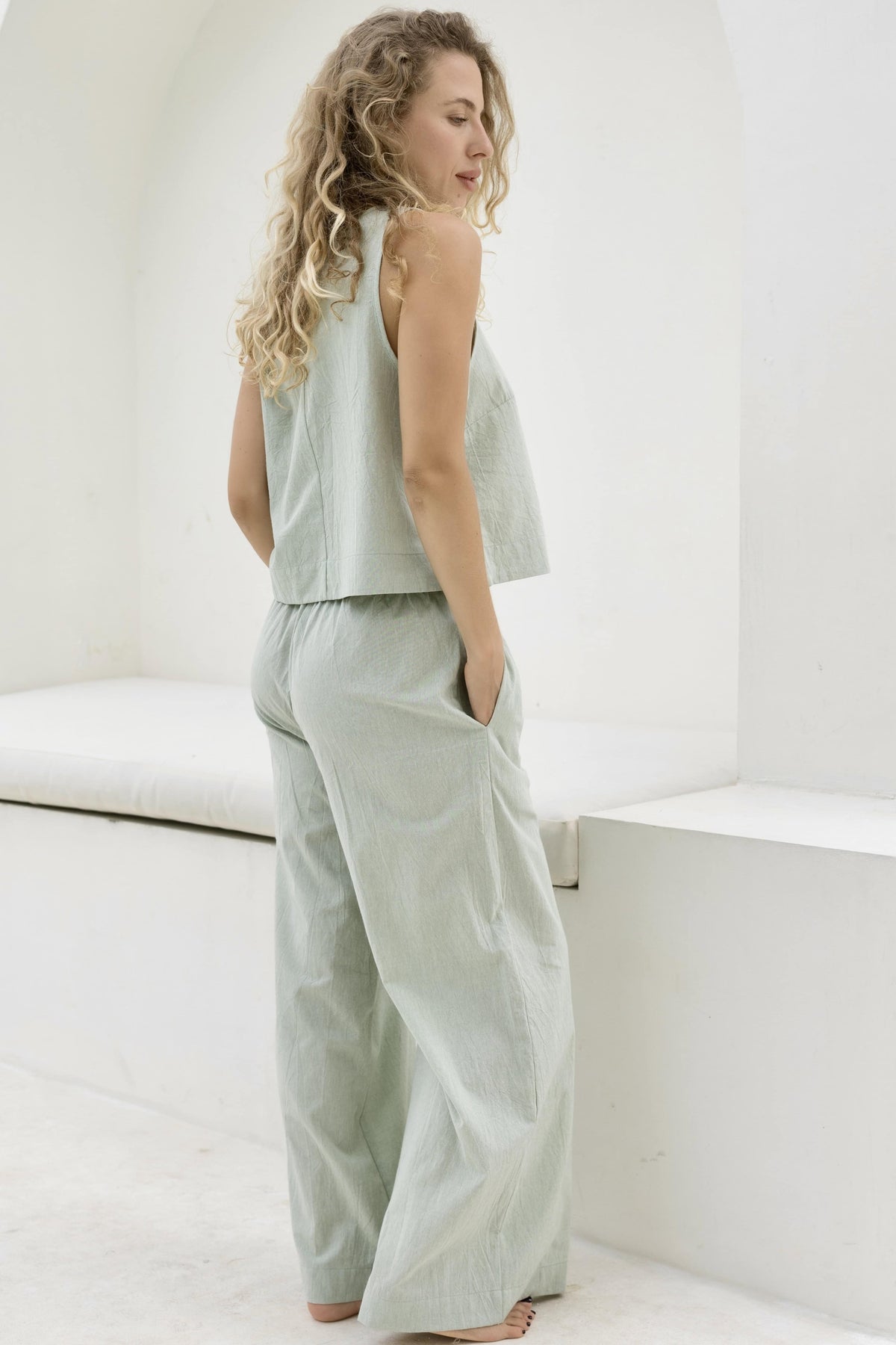 Romie Pants - Pistachio