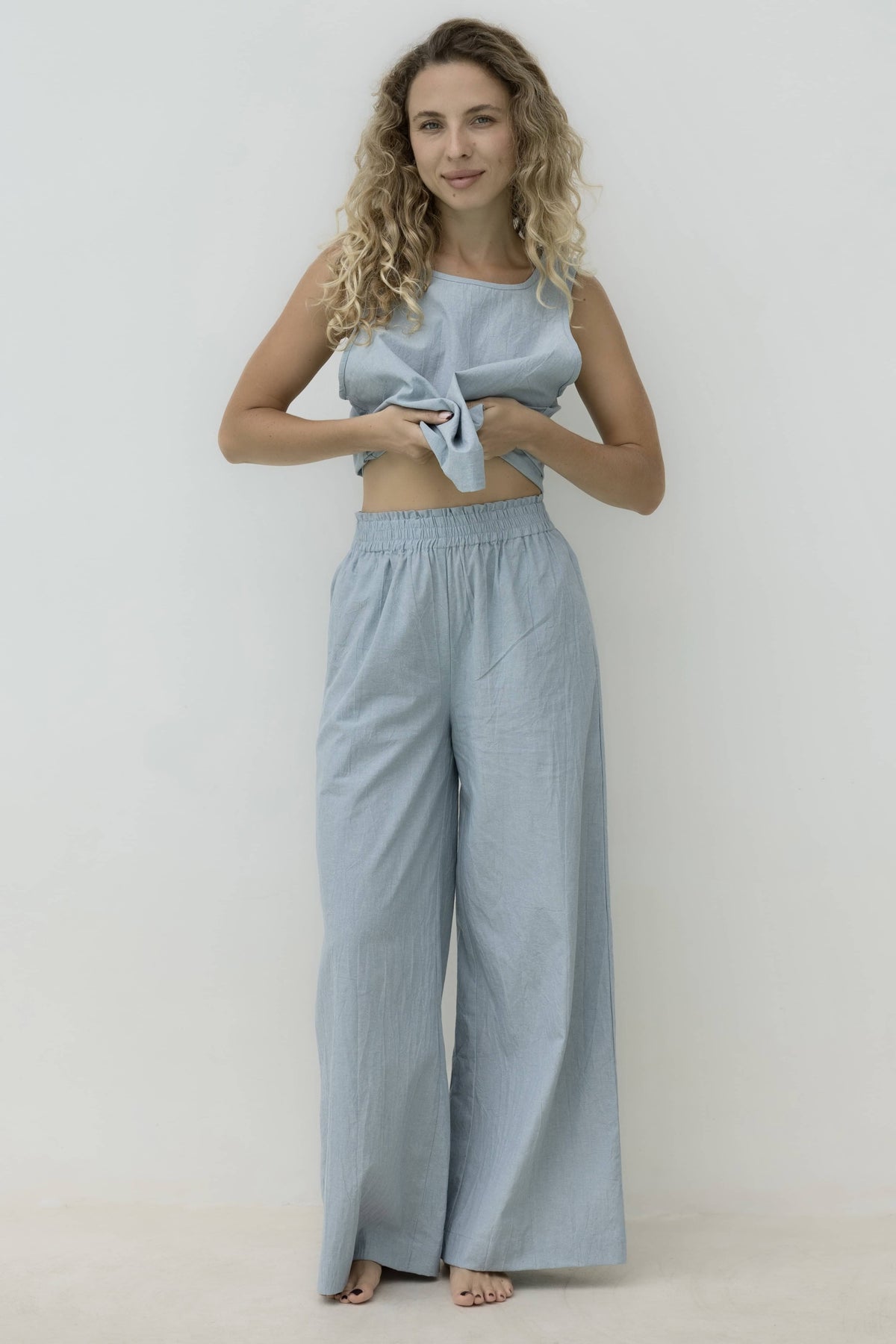 Romie Pants - Vintage Blue