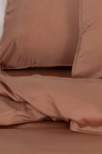 Quilt Cover Set - Rust