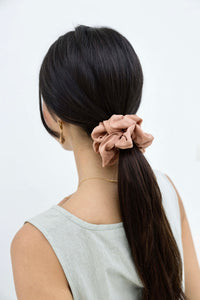Oversized Scrunchie - Rust