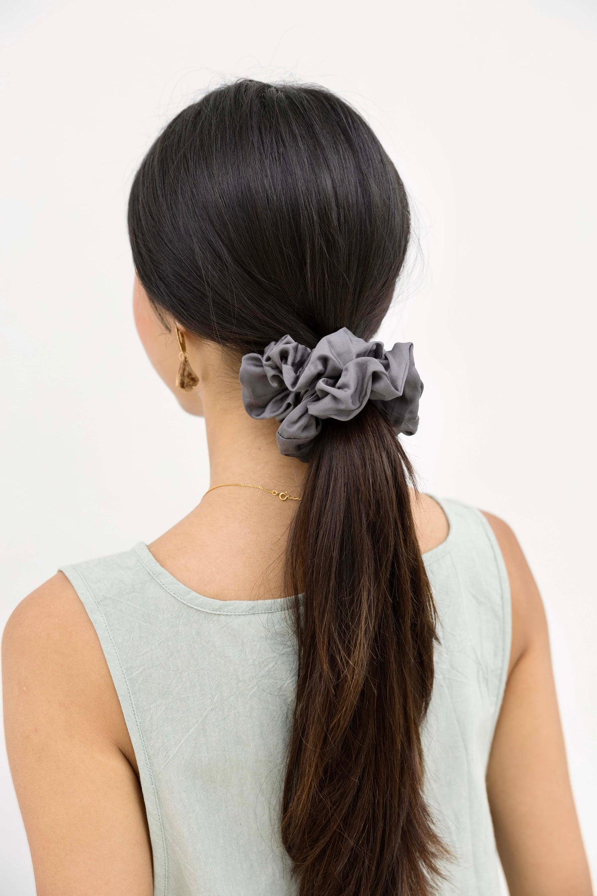 Oversized Scrunchie - Slate