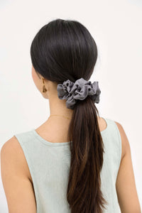 Oversized Scrunchie - Slate