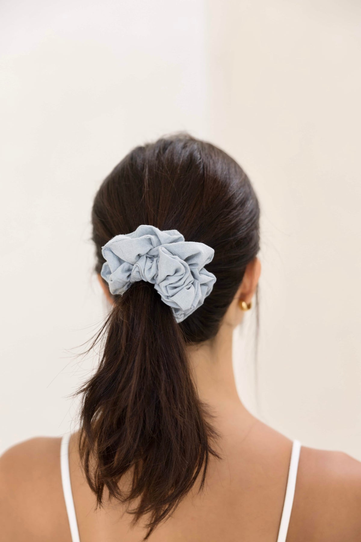Oversized Scrunchie - Vintage Blue